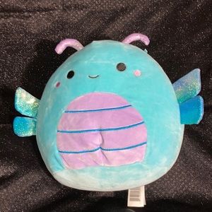 Squishmallow NWT Heather the Dragonfly 8”